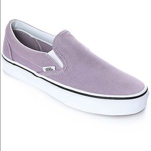 Vans slip on sneakers purple sea fogg